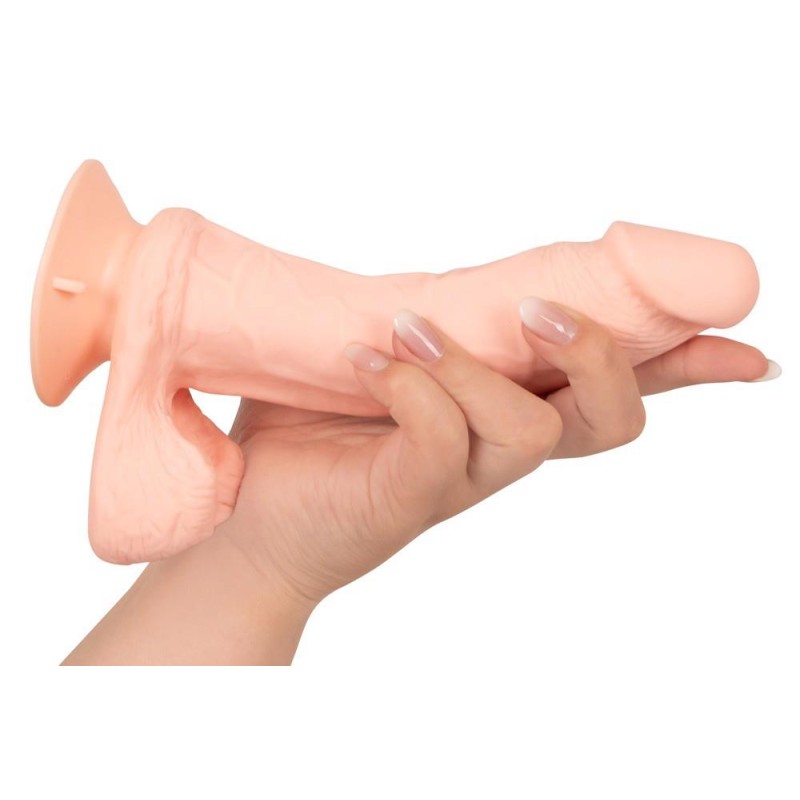 Realistyczne miękkie dildo z przyssawką 20,8 cm